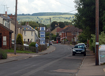 View south-east along the High Street July 2012